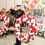 Salute w. Floral wreathes